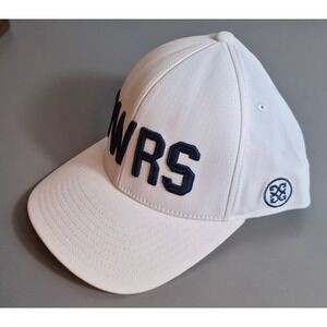 G/Fore G4 Golf Mens DWRS Dewar's Hat Cap Snap-Back White OSFM NEW NWOT